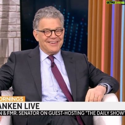 Al Franken - 1.2K Likes - @alfranken says he’s “nervous” to return to his roots to guest host @thedailyshow.
The former senator has @lindseygrahamsc as a guest tonight: “We’re friends. We disagree on almost everything.”