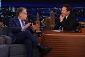 Al Franken Instagram - I was extremely good on @FallonTonight earlier this evening. Tune in tonight at 11:35 EST. And thank you, @JimmyFallon!

Photo Credit: Ryan Muir/NBC