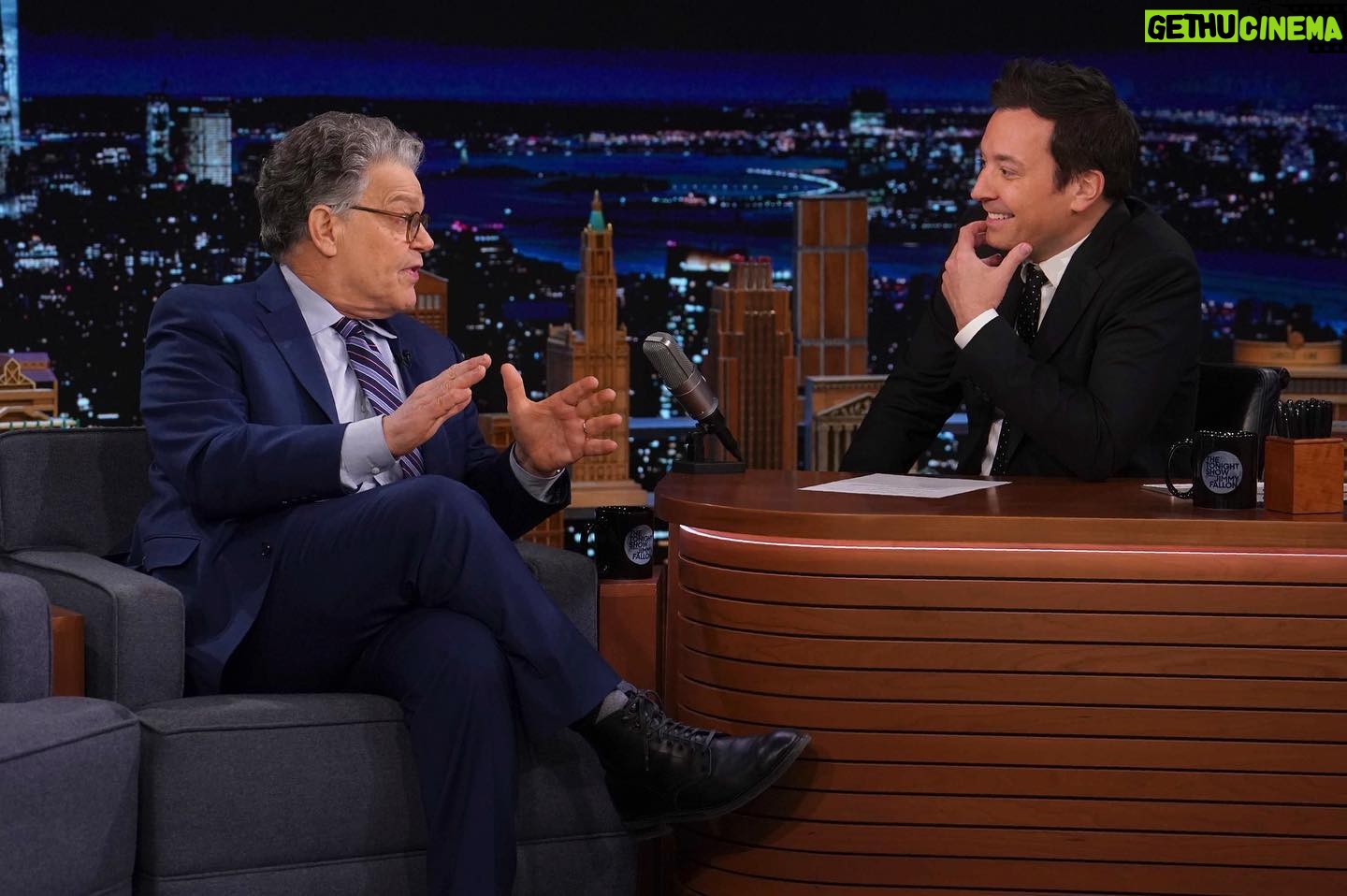 Al Franken - 3.9K Likes - I was extremely good on @FallonTonight earlier this evening. Tune in tonight at 11:35 EST. And thank you, @JimmyFallon!
Photo Credit: Ryan Muir/NBC