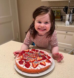 Al Franken Instagram - Claire, our youngest grandchild, celebrated her 4th birthday today. Trump arraignment completely off her radar!