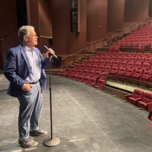 Al Franken Instagram - Doing my sound check before my gig at The Carpenter Performing Arts Center in Long Beach. The seats love me.