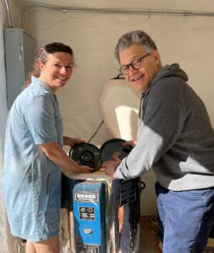 Al Franken Instagram - It was great spending time with my daughter, Thomasin, in her pottery studio. You know how I’m an artist in comedy? She’s an artist in pottery! Follow her @tenleystudios