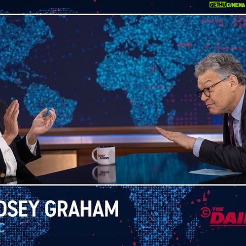 Al Franken - 7.2K Likes - I'm hosting @thedailyshow all this week! My guest tonight is @lindseygrahamsc. What could go wrong? Tune in tonight on @comedycentral at 11 pm ET.