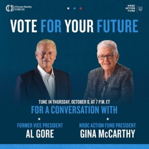 Al Gore Instagram - We have the power to shape our future, but we need every voter to make it happen. I'll be joining my friend @ginanrdc from @nrdc_action to talk about what's at stake in this election and how we all can make a difference. Tune in tonight at 7 PM ET - link in my bio.