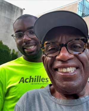 Al Roker Instagram - As I am finishing my walk, look I see starting his run! So proud of you, my son. And for all of you, like Nick, who work outside in this heat, try to stay cool and #hydrate #hydration and ummm #hydrateagain
