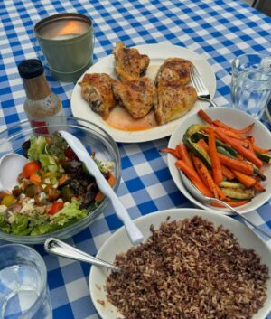 Al Roker Instagram - For a #tuesdaydinner we had #sheetpan #chickenthighs and #zuchinni and #carrots