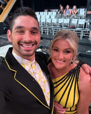 Alan Bersten Instagram - We just danced!! Please vote for us right now!!! Text “Jamie Lynn” to 21523 right now!!! And click the link in my bio!!