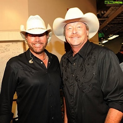 Alan Jackson - 120.6K Likes - Denise and I are saddened to hear about our friend @tobykeith. Our prayers are with Tricia and the entire Keith family. - AJ