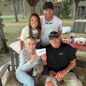 Alan Jackson Instagram - Blessings are overflowing in our growing family! Denise and I are thrilled for our second grandson to arrive in June! We’re so happy for proud parents @mattiejackson and Connor Smith and can’t wait to meet the next addition to our family. - AJ