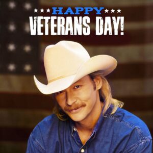 Alan Jackson Instagram - On this Veterans Day, we want to take a moment to express our gratitude and honor all the brave individuals who have served our country. Thank you for your service. 🇺🇸