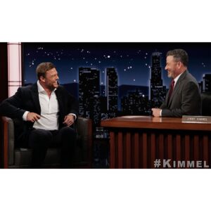 Alan Ritchson Instagram - We had some fun on @JimmyKimmelLive TONIGHT! #ABC #Kimmel @JimmyKimmel