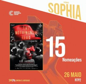 Albano Jerónimo Instagram - The Nothingness Club de @edgar_pera_ 
Não Sou Nada produzido por @bap.bandoaparte 

Nesta noite, onde se celebra o trabalho de tantos profissionais, este belo filme está nomeado em 15 categorias! 
Parabéns a todos ❤️

Obrigado @academiaportuguesadecinema