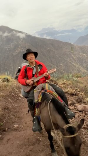 Albert Yu-Min Lin Instagram - @exploreralbert isn’t just an explorer; he’s also an expert at mountain serenades. #LostCitiesRevealed with Albert Lin is now streaming on @DisneyPlus and @hulu.