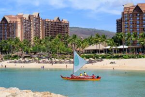 Albert Yu-Min Lin Instagram - From sailing and snorkeling to ukulele and stargazing, @exploreralbert and his children had a wonderful time at @disneyaulani! #LostCitiesRevealed is now streaming on @DisneyPlus and @hulu.