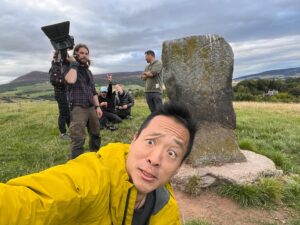 Albert Yu-Min Lin Instagram - It’s almost #lostcities #thursdays!!! 
Thursday 9/8c on @natgeotv join our search for the world of the Picts - the ‘painted people’ of the North who banded together to fight off one of the greatest army’s in history, the Romans! 
.
#newepisode #scotland #lostcitiesrevealedwithalbertlin @natgeotv , stream on @disneyplus and @hulu
