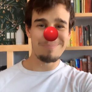 Alberto Rosende Instagram - Get your #NosesOn! Together, we can help positively impact the most vulnerable children who've been affected by #COVID19. Donate by swiping up in my inst story to unlock your Digital Red Nose or you can donate at NosesOn.com !