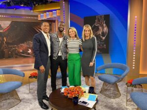 Aldis Hodge Instagram - @goodmorningamerica! Had an amazing time with the crew. Always love stopping by. 

🎨 cred: @taralauren 
🕺🏾 cred: @waymanandmicah