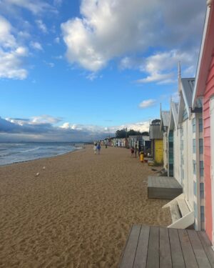 Alec Golinger Instagram - Beach box 🏡 
*
*
*
#summer #beachlife #beach #sunset #fun #life #vibes #beachhouse #ocean #sky #clouds #swim #swimming