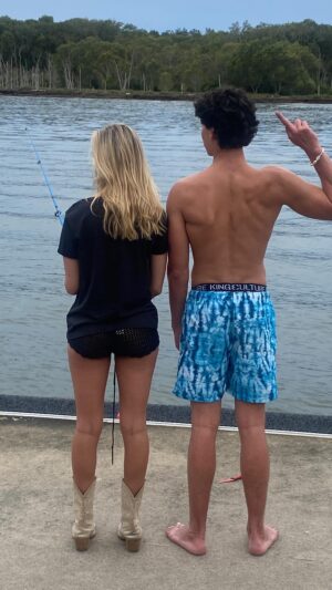 Alec Golinger Instagram - BTS shooting today 📸 
*
*
*
#modelshoot #fashion #style #fishing #beach #modeling #photography #instagram #instareels #instagramreels