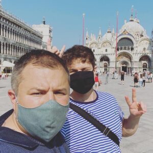 Alec Utgoff Instagram - Brip! #coronavenice #labiennaledivenezia