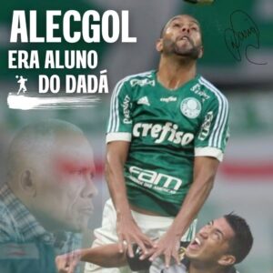 Alecsandro Instagram - Além de resenha, @alecgol9 também era artilheiro nato, principalmente pelo alto. 

E sabe em quem ele se inspirou? Claro, o Rei Dadá Maravilha hahaha

Forte abraço, artilheiro!! 

#dadamaravilha #dadamaravilhafrases #futebol #gol #alecgol #alecssandro #lela #artilheiro