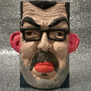 Alex Brooker Instagram - For your chance to get your very own, one-of-a-kind Last Leg sculpture head to eBay now to get bidding for #StandUpToCancer ✨