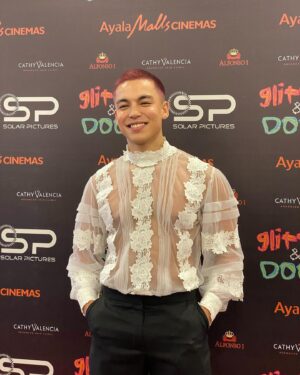 Alex Diaz Instagram - We felt nothing but glittery last night at the Advanced Screening of Glitter & Doom. ✨🌈🤹🎪

Catch Glitter & Doom featuring Alan Cammish and Alex Diaz, exclusively at Ayala Malls Cinemas.