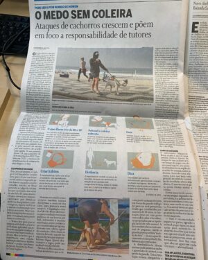 Alex Escobar Instagram - Amo cachorro. Dito isso, acho um grande absurdo cães soltos na praia, na rua, em locais públicos. Existem regras, leis, mas são ignoradas. Passou da hora de se dar atenção a esse problema, essa irresponsabilidade.