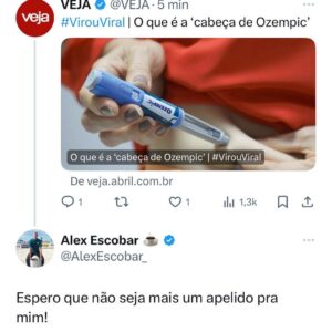 Alex Escobar Instagram - Agora estamos na época de cabeça de ovo galak. Entra na fila!
