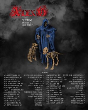 Alex G Instagram - Touring this fall. Tickets on sale Friday @ 10am local

Flyer by @fishing_with_jawn