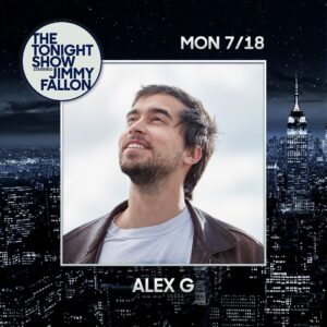 Alex G Instagram - Musical guest tonight on @fallontonight