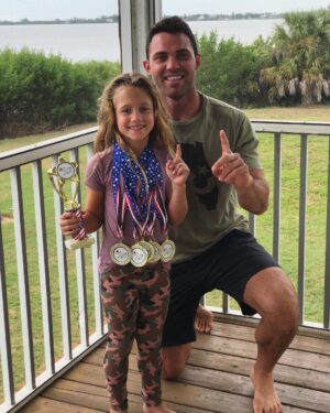 Alex Kompothecras Instagram - Sunday’s are for the studs. My little sister Helena took first place over all in today’s Florida regional competition. Next stop is the state final🎉❤️#familyfirst #gymnastics