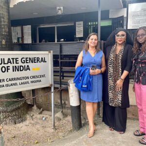 Alex Okoroji Instagram - What an honour it was as President of the WICCI Nigeria-India Business Council to sit down in discussion with the Honourable Consul General of India in Lagos, Shri Chandramouli Kumar Kern who met with the executives of @wiccinigeria on Monday 16 October 2023, represented by myself, our Council Secretary - Mrs Shweta Srivastava and our Council Member, Mrs Bose Odusanya.

During the meeting, we discussed the vision and agenda of our bilateral council. We received very insightful and strategic contributions from the Consul General and the discussion was quite enriching. 

He adviced us on how our council can impact policies that foster trade between both countries, how we can leverage the access and opportunities we have to grow our network, build sustainable impact for the bilateral community and create meaningful opportunities for our council members. 

We also discussed the synergy and alliance between Nigeria and India, the many business investment opportunities that currently exist, and ways we can expand and solidify our existing bilateral relationship, including the opportunities for Nollywood in Bollywood and so much more.

We are so grateful for the warm reception we received and he assured us of his support. 

We officially delivered his special invitation to WEF West Africa 2023 and invited him as a Special Guest at our upcoming 107th Edition of the Women Economic Forum (WEF) happening in Lagos from 13-15 December 2023 and the WICCI Entrepreneurs Gala also on the evening of December 13. 

Furthermore, we are grateful to have the support of the CGI towards the upcoming G100 West Africa Meetings (11-12 December 2023) which will now be happening at the Indian Consulate in Lagos 

Our council is one of the bilateral councils of the Women’s Indian Chamber of Commerce & Industry (WICCI) in 150 countries.

Cc @indiainlagos @womenecoforum @wefwestafrica @g100_wefleader @g100mediaarts @wicci_india 

#WICCI #G100 #Womensleadership #womeninbusiness #india #nigeria #wefwestafrica #leaders #conference #wef #nollywood #bollywood #entrepreneur #women #womenentrepreneurs #womeninbiz