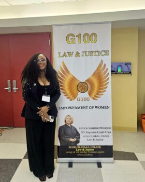 Alex Okoroji Instagram - As the G100 Global Chair for Media Arts & Communication (G100-MAC), it was a privilege to sit and witness some important discussions. 

I had a wonderful time meeting fellow global sisters and brothers on International Women’s Day in New York at the G100 Law & Justice Forum held at the City University of New York, which was organized by H.E. Justice Carmen R. Velasquez (New York Supreme Court Judge), who also serves as the G100 Global Chair - Law and Justice. 

It was my pleasure to also join a powerful and enriching panel as one of the Speakers on Artificial Intelligence and its impact on women, challenges and opportunity.

#alexokoroji #G100 #iwd #law #women #womenwhomovetheworld #womensupportingwomen #lawandjustice #womensmonth #newyork #cuny