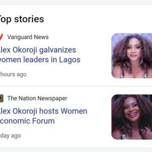 Alex Okoroji Instagram - Yesterday, I was featured in NOLLYNOW - the Entertainment Section, page 19 of Saturday Vanguard Newspaper along with story of the upcoming @wefwestafrica which is happening 13-15 December 2023 preceded by the G100 West Africa Meetings (11-12 December 2023)

So grateful to these entertainment journalists, Benjamin Njoku (Vanguard) and Sam Anokam (The Nation) for also covering stories about my work with Women Economic Forum (WEF), G100, WICCI and all the upcoming events in December.

🎭 For my AME Women, there is a VIP Plenary Session on Day 1: “Amplifying Women’s Influence for a Resilient Future in Art, Media & Entertainment” at WEF West Africa 2023. It is one of the 6 Panels on Day 1.

This landmark event will feature 200  Speakers and 18 VIP Plenary Sessions across 3 days.

➡️ Slide 1: Screenshot of Top Stories

➡️ Slide 2: Vanguard Feature (Print Issue)

➡️ Slide 3: Vanguard Feature (Online Version)

If you missed it from your newspaper vendors nationwide, you can also read the article online via the 🔗 in bio.

#alexokoroji #queenofexpression #entertainment #media #press #g100 #women #womenempowerment #wef #wefwestafrica #conference #growth #womenleaders #womeninleadership #womeninbusiness 
#womeninart #womeninentertainment