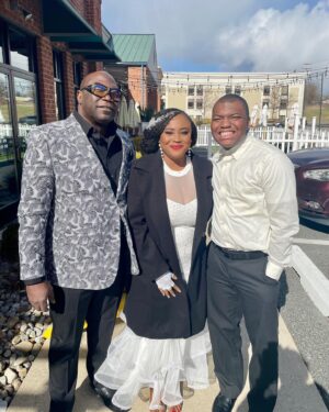 Alex Okoroji Instagram - 🎂Two days ago, on Sunday, March 10th was my 40th birthday.🎉

💍 It was also the special day I said “I Do” to my husband, Eric at an intimate elopement ceremony at the beautiful Concord Point Lighthouse at Havre de Grace, officiated by Minister Natalie Tyler on a very cold windy Sunday afternoon - supported by the wind, water, hale and my super amazing family who braved the cold (as well as those who joined virtually). 

I’m so grateful to my husband for making my birthday special with just family. I feel blessed and I thank God for his grace and unwavering love and favour. I look forward to the second part of our main wedding in August where we can celebrate with more family, friends and colleagues. 

Just in case you are wondering what my new name is. I’m now Mrs Alexandra Okoroji-McGill (but yes, professionally, you can still call me Alex Okoroji).😆😍

I love you all.
And thank you for the birthday wishes.🙏🏾💕

#alexokoroji #birthday #pisces #bride #justmarried #thankful #grateful #love #joy #blessed #mrandmrs #ForeverMcGill