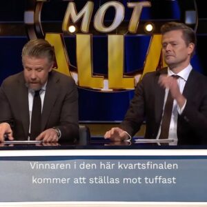 Alex Schulman Instagram - Jag och Janne tuffar vidare i ”Alla mot alla”, ikväll kvartsfinal!
