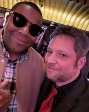 Alex Vincent Instagram - Very cool to hang with this dude at the Chucky premiere! @kenanthompson