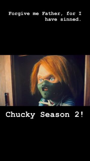Alex Vincent Instagram - Andy dropping Facts! @chuckyisreal #chuckyseries
