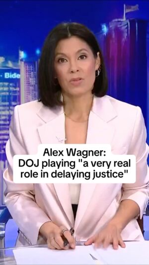 Alex Wagner Instagram - @itsalexwags reacts to the delay in former President Donald Trump’s New York hush money case, the most likely case to see trial before the election. “The Justice Department may be playing a very real role in delaying justice,” she warns.