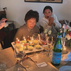 Alex Wagner Instagram - Mom turned 80 today. Thought I might need to help her blow out all the candles but nah