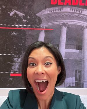 Alex Wagner Instagram - Keeping the seat warm for my sister Nicolle Wallace on Deadline WH today 4pm wheeeeeee
