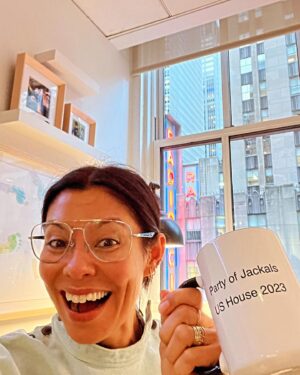 Alex Wagner Instagram - Audience art! Thank you, loyal viewer Jeffrey Middleton for heeding my call to make JACKAL CAUCUS mugs! @charlie_j_sykes will send you one!