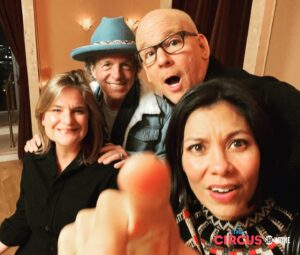 Alex Wagner Instagram - Getting the band back together. The Fearsome Foursome is back in-person for this weeks @sho_thecircus tonight at 8!