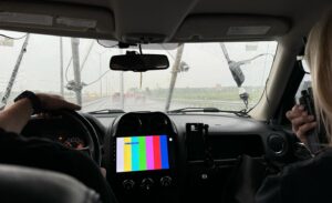 Alex Winter Instagram - Shooting car stunts in the driving rain. Very glamorous.