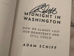 Alex Winter Instagram - Good day at the house fundraising for our future Senator. Seeing @repadamschiff speak is a good shot of hard truth chased with abundant hope. Vote!