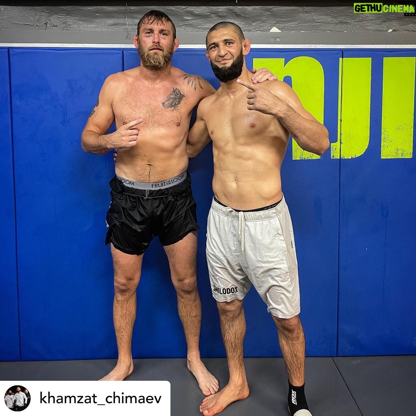 Alexander Gustafsson - 14.2K Likes - Brothers in arms working hard everyday @khamzat_chimaev good morning session 🥇