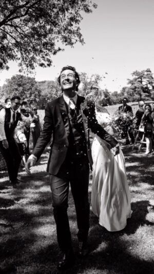 Alexander Vlahos Instagram - 106 days ago, a bunch of brilliant people got together in the French countryside 💍 

Can we do it all again soon? 

📸: @timfoxphoto 
🏰: @chateaudebourneau