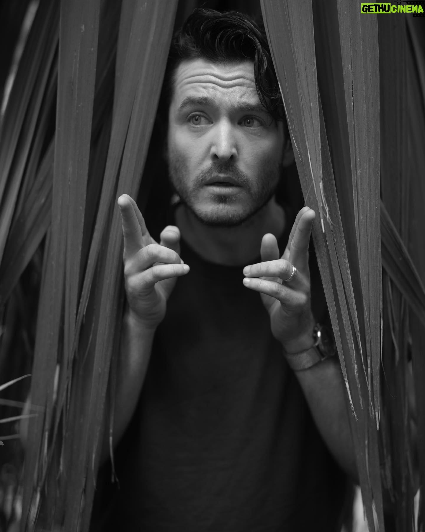 Alexander Vlahos - 8.4K Likes - Spent the morning with the 📸 wizard @joelynntw - snapping away while I showed off my ice hockey collection. We sat in a children’s park for a bit, that was fun. Also snuck into a church. Both hugely successful.