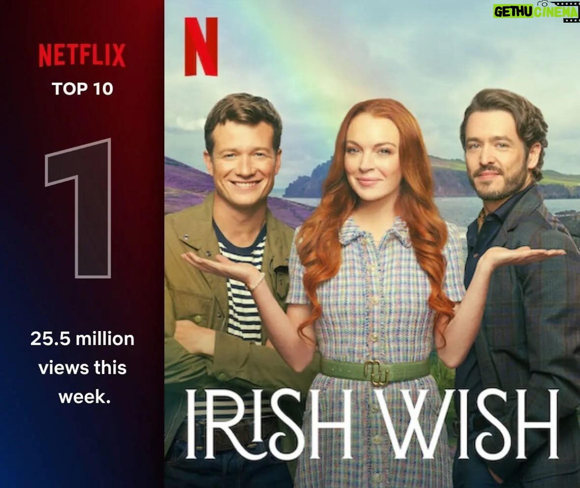 Alexander Vlahos - 4.5K Likes - Thank you to everyone who’s watched, re-watched, stolen their friends account N’flix password or illegally downloaded Irish Wish.
So many eye balls have now seen me play an absolute prick & that’s wonderful to know. I’ll sleep well tonight with that knowledge.